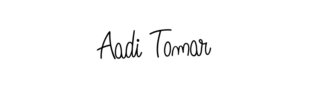 Design your own signature with our free online signature maker. With this signature software, you can create a handwritten (Angelique-Rose-font-FFP) signature for name Aadi Tomar. Aadi Tomar signature style 5 images and pictures png