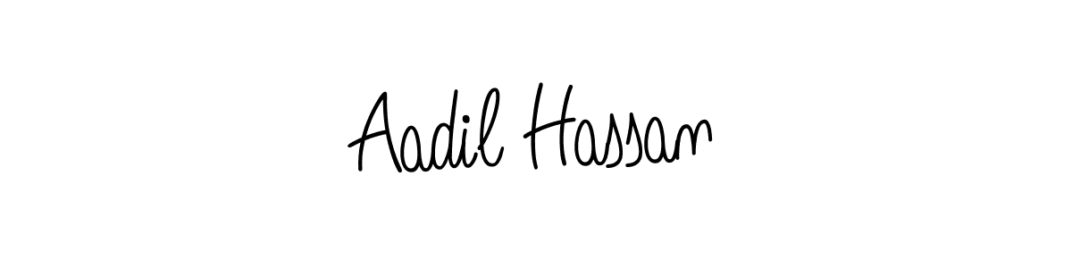 Also we have Aadil Hassan name is the best signature style. Create professional handwritten signature collection using Angelique-Rose-font-FFP autograph style. Aadil Hassan signature style 5 images and pictures png