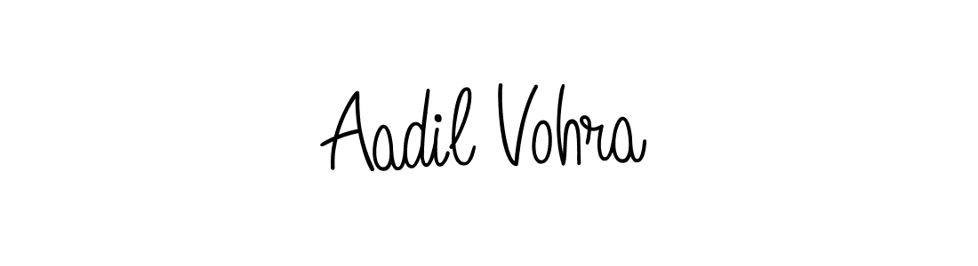 How to make Aadil Vohra name signature. Use Angelique-Rose-font-FFP style for creating short signs online. This is the latest handwritten sign. Aadil Vohra signature style 5 images and pictures png