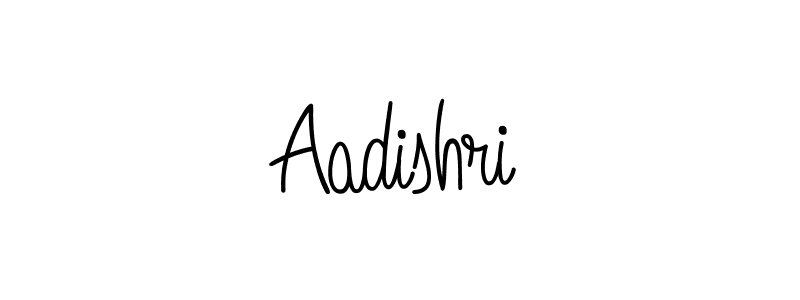 You should practise on your own different ways (Angelique-Rose-font-FFP) to write your name (Aadishri) in signature. don't let someone else do it for you. Aadishri signature style 5 images and pictures png