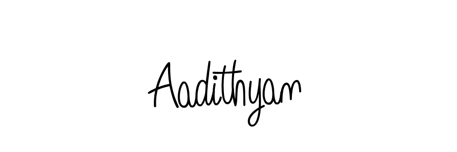 Make a beautiful signature design for name Aadithyan. Use this online signature maker to create a handwritten signature for free. Aadithyan signature style 5 images and pictures png