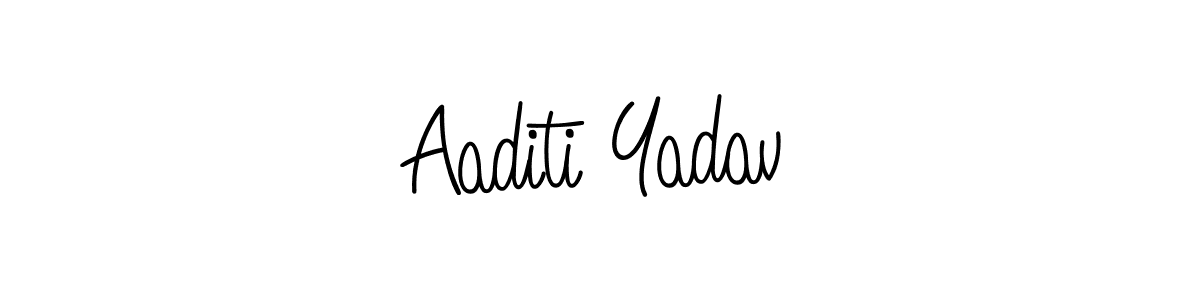 Also we have Aaditi Yadav name is the best signature style. Create professional handwritten signature collection using Angelique-Rose-font-FFP autograph style. Aaditi Yadav signature style 5 images and pictures png