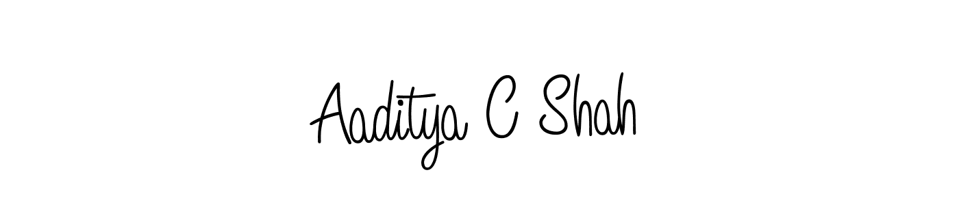 Also we have Aaditya C Shah name is the best signature style. Create professional handwritten signature collection using Angelique-Rose-font-FFP autograph style. Aaditya C Shah signature style 5 images and pictures png