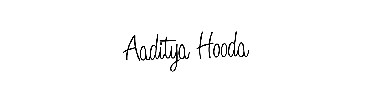 Make a beautiful signature design for name Aaditya Hooda. With this signature (Angelique-Rose-font-FFP) style, you can create a handwritten signature for free. Aaditya Hooda signature style 5 images and pictures png