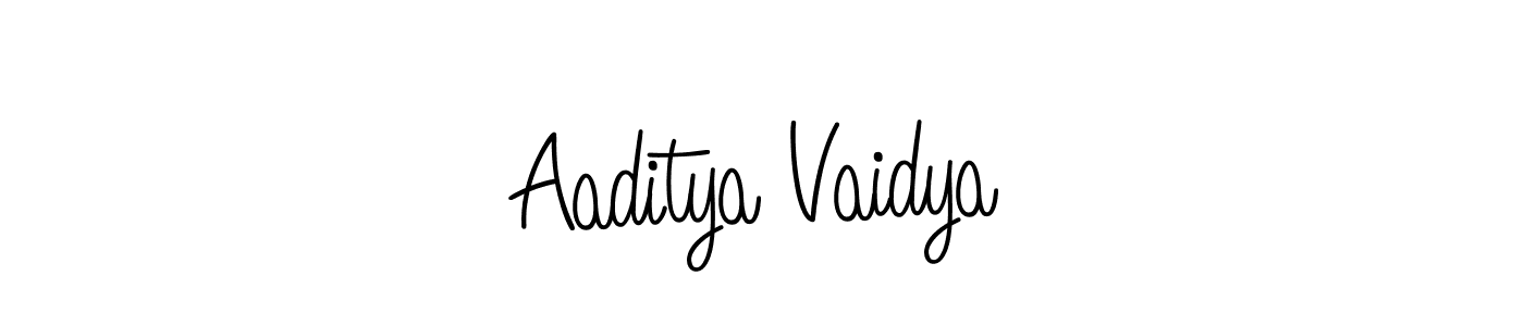 Make a short Aaditya Vaidya signature style. Manage your documents anywhere anytime using Angelique-Rose-font-FFP. Create and add eSignatures, submit forms, share and send files easily. Aaditya Vaidya signature style 5 images and pictures png