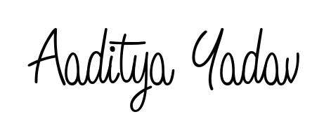 Download transparent PNG signature for name Aaditya Yadav styled with Angelique-Rose-font-FFP font. Ready to paste directly into PDF and Word agreements. Aaditya Yadav signature style 5 images and pictures png