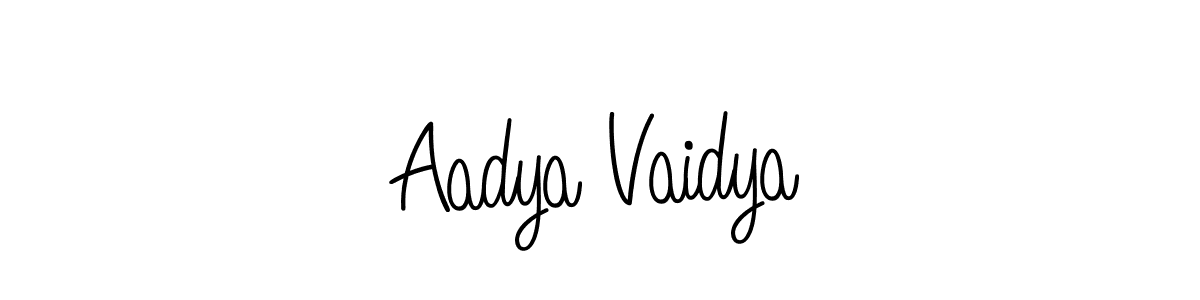 if you are searching for the best signature style for your name Aadya Vaidya. so please give up your signature search. here we have designed multiple signature styles  using Angelique-Rose-font-FFP. Aadya Vaidya signature style 5 images and pictures png