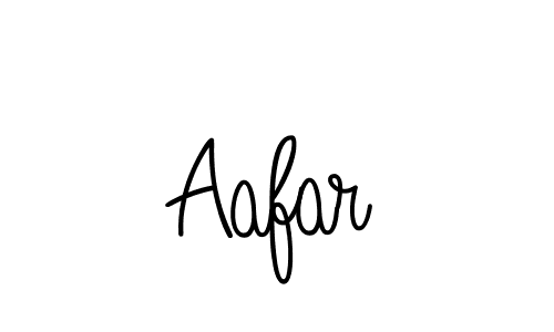 Use a signature maker to create a handwritten signature online. With this signature software, you can design (Angelique-Rose-font-FFP) your own signature for name Aafar. Aafar signature style 5 images and pictures png