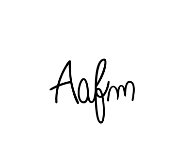Make a beautiful signature design for name Aafm. With this signature (Angelique-Rose-font-FFP) style, you can create a handwritten signature for free. Aafm signature style 5 images and pictures png