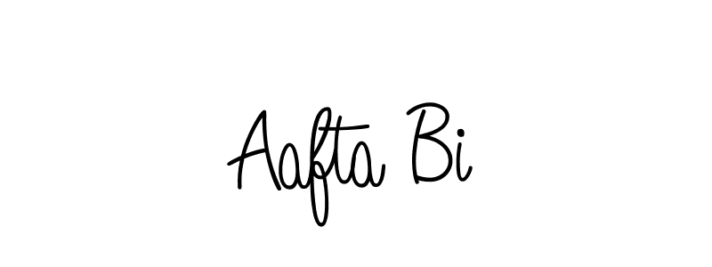 Make a beautiful signature design for name Aafta Bi. Use this online signature maker to create a handwritten signature for free. Aafta Bi signature style 5 images and pictures png