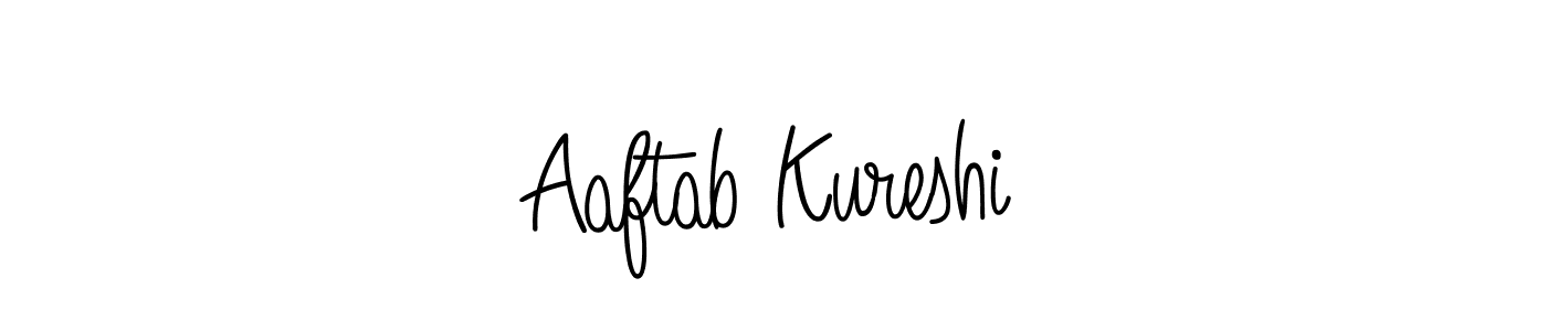 How to make Aaftab Kureshi name signature. Use Angelique-Rose-font-FFP style for creating short signs online. This is the latest handwritten sign. Aaftab Kureshi signature style 5 images and pictures png