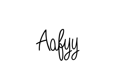 How to make Aafyy name signature. Use Angelique-Rose-font-FFP style for creating short signs online. This is the latest handwritten sign. Aafyy signature style 5 images and pictures png