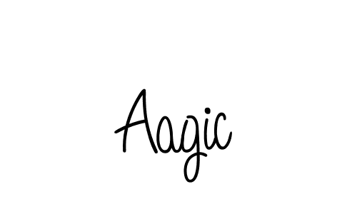 Also we have Aagic name is the best signature style. Create professional handwritten signature collection using Angelique-Rose-font-FFP autograph style. Aagic signature style 5 images and pictures png