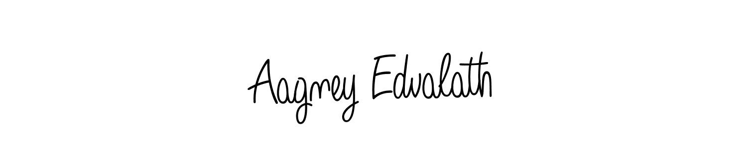 Also we have Aagney Edvalath name is the best signature style. Create professional handwritten signature collection using Angelique-Rose-font-FFP autograph style. Aagney Edvalath signature style 5 images and pictures png