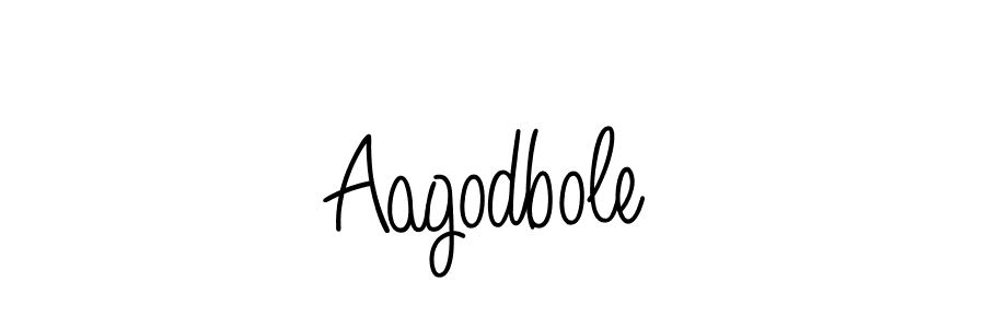 Aagodbole stylish signature style. Best Handwritten Sign (Angelique-Rose-font-FFP) for my name. Handwritten Signature Collection Ideas for my name Aagodbole. Aagodbole signature style 5 images and pictures png