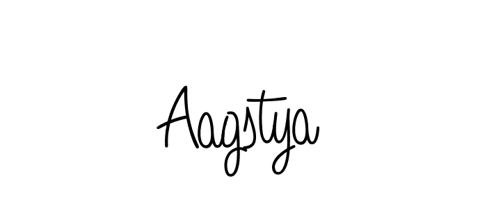 Design your own signature with our free online signature maker. With this signature software, you can create a handwritten (Angelique-Rose-font-FFP) signature for name Aagstya. Aagstya signature style 5 images and pictures png