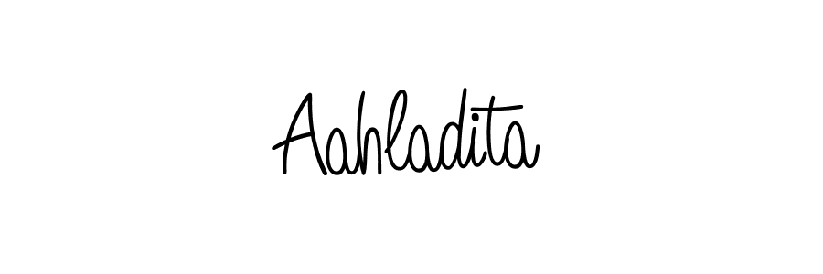 How to Draw Aahladita signature style? Angelique-Rose-font-FFP is a latest design signature styles for name Aahladita. Aahladita signature style 5 images and pictures png