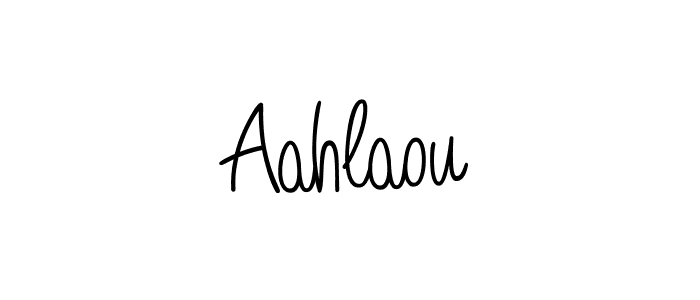 Once you've used our free online signature maker to create your best signature Angelique-Rose-font-FFP style, it's time to enjoy all of the benefits that Aahlaou name signing documents. Aahlaou signature style 5 images and pictures png