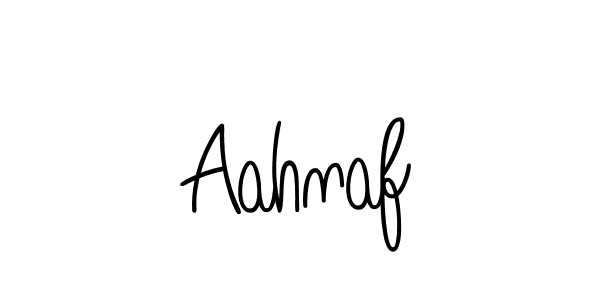 You should practise on your own different ways (Angelique-Rose-font-FFP) to write your name (Aahnaf) in signature. don't let someone else do it for you. Aahnaf signature style 5 images and pictures png