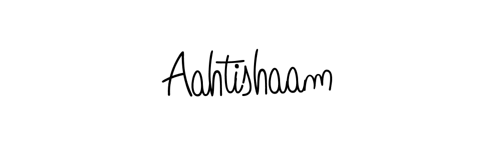 You should practise on your own different ways (Angelique-Rose-font-FFP) to write your name (Aahtishaam) in signature. don't let someone else do it for you. Aahtishaam signature style 5 images and pictures png