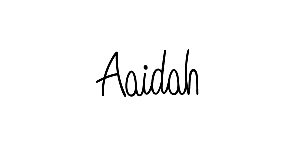 Also we have Aaidah name is the best signature style. Create professional handwritten signature collection using Angelique-Rose-font-FFP autograph style. Aaidah signature style 5 images and pictures png