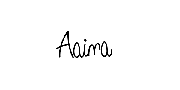 Create a beautiful signature design for name Aaina . With this signature (Angelique-Rose-font-FFP) fonts, you can make a handwritten signature for free. Aaina  signature style 5 images and pictures png