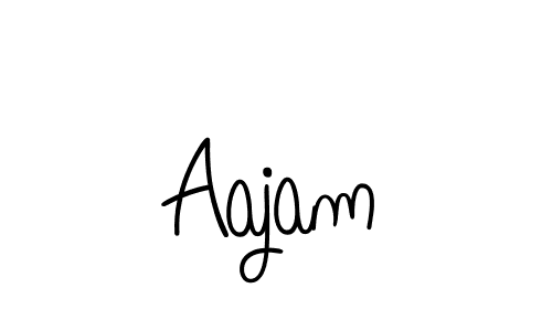 Create a beautiful signature design for name Aajam. With this signature (Angelique-Rose-font-FFP) fonts, you can make a handwritten signature for free. Aajam signature style 5 images and pictures png