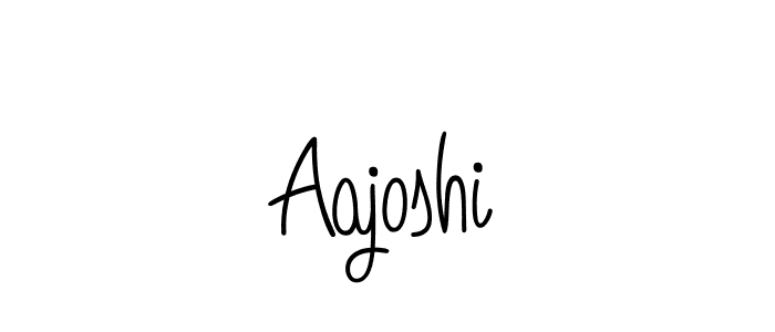 The best way (Angelique-Rose-font-FFP) to make a short signature is to pick only two or three words in your name. The name Aajoshi include a total of six letters. For converting this name. Aajoshi signature style 5 images and pictures png