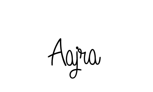 You should practise on your own different ways (Angelique-Rose-font-FFP) to write your name (Aajra) in signature. don't let someone else do it for you. Aajra signature style 5 images and pictures png