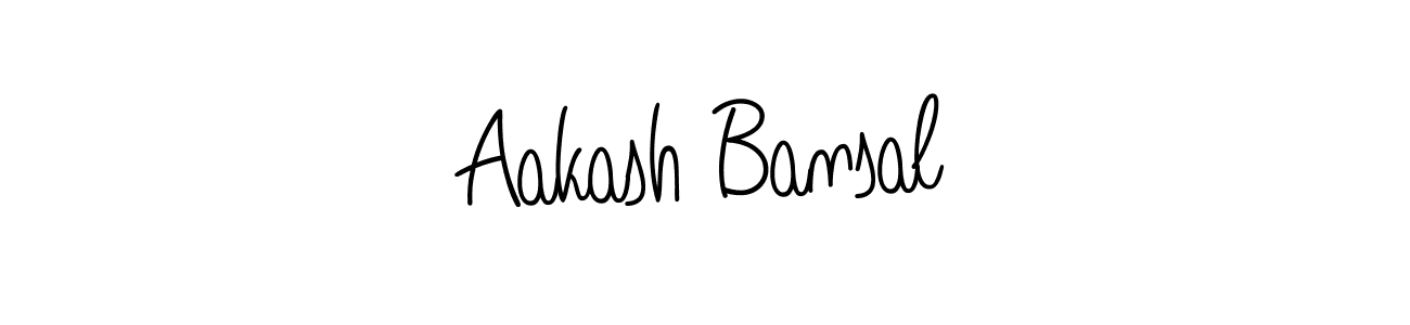 Also we have Aakash Bansal name is the best signature style. Create professional handwritten signature collection using Angelique-Rose-font-FFP autograph style. Aakash Bansal signature style 5 images and pictures png
