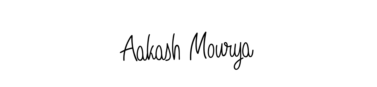 How to make Aakash Mourya signature? Angelique-Rose-font-FFP is a professional autograph style. Create handwritten signature for Aakash Mourya name. Aakash Mourya signature style 5 images and pictures png