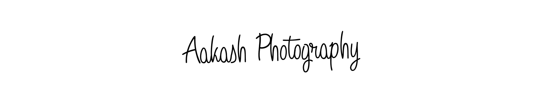 Use a signature maker to create a handwritten signature online. With this signature software, you can design (Angelique-Rose-font-FFP) your own signature for name Aakash Photography. Aakash Photography signature style 5 images and pictures png