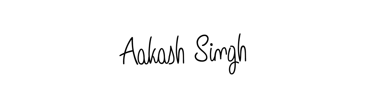 Make a beautiful signature design for name Aakash Singh. With this signature (Angelique-Rose-font-FFP) style, you can create a handwritten signature for free. Aakash Singh signature style 5 images and pictures png
