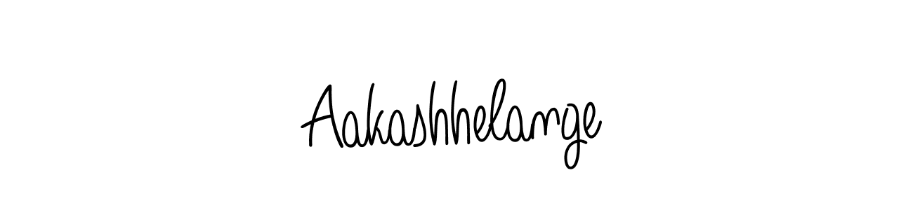 Aakashhelange stylish signature style. Best Handwritten Sign (Angelique-Rose-font-FFP) for my name. Handwritten Signature Collection Ideas for my name Aakashhelange. Aakashhelange signature style 5 images and pictures png