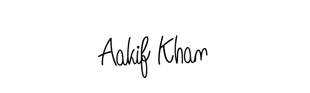 Make a beautiful signature design for name Aakif Khan. Use this online signature maker to create a handwritten signature for free. Aakif Khan signature style 5 images and pictures png