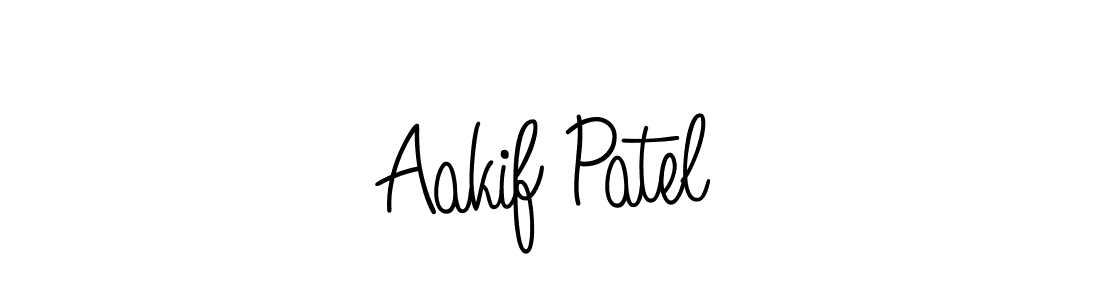 Create a beautiful signature design for name Aakif Patel. With this signature (Angelique-Rose-font-FFP) fonts, you can make a handwritten signature for free. Aakif Patel signature style 5 images and pictures png