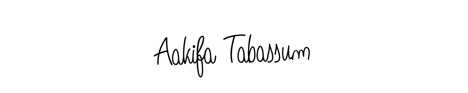 How to Draw Aakifa Tabassum signature style? Angelique-Rose-font-FFP is a latest design signature styles for name Aakifa Tabassum. Aakifa Tabassum signature style 5 images and pictures png