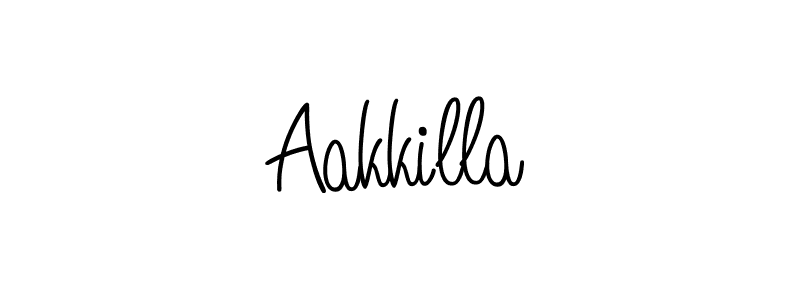 Create a beautiful signature design for name Aakkilla. With this signature (Angelique-Rose-font-FFP) fonts, you can make a handwritten signature for free. Aakkilla signature style 5 images and pictures png