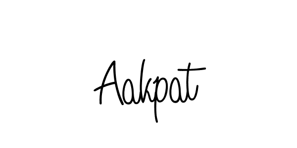 The best way (Angelique-Rose-font-FFP) to make a short signature is to pick only two or three words in your name. The name Aakpat include a total of six letters. For converting this name. Aakpat signature style 5 images and pictures png