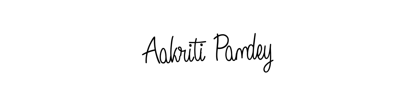 Make a beautiful signature design for name Aakriti Pandey. With this signature (Angelique-Rose-font-FFP) style, you can create a handwritten signature for free. Aakriti Pandey signature style 5 images and pictures png