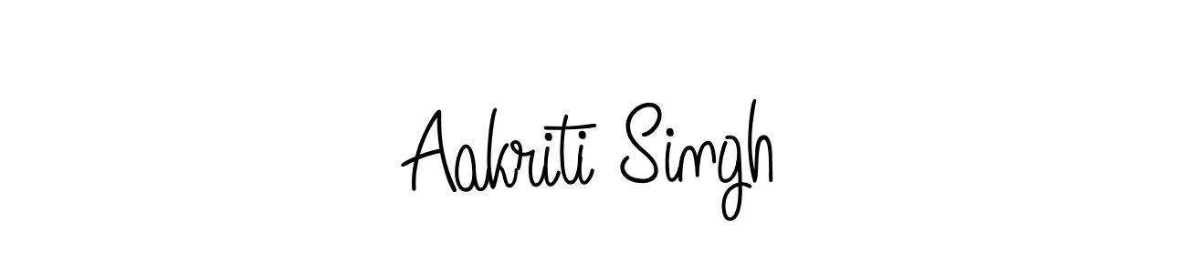 Create a beautiful signature design for name Aakriti Singh. With this signature (Angelique-Rose-font-FFP) fonts, you can make a handwritten signature for free. Aakriti Singh signature style 5 images and pictures png