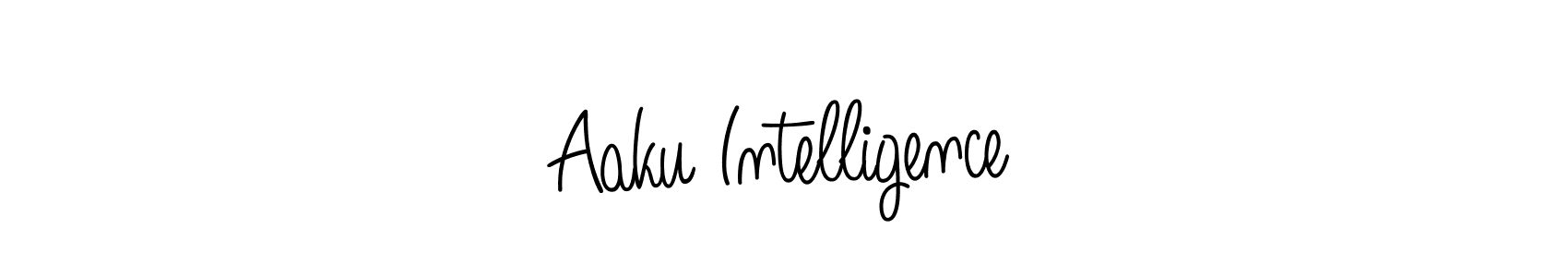 Make a beautiful signature design for name Aaku Intelligence. With this signature (Angelique-Rose-font-FFP) style, you can create a handwritten signature for free. Aaku Intelligence signature style 5 images and pictures png