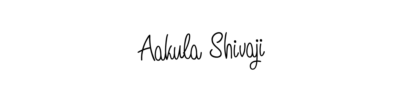 Once you've used our free online signature maker to create your best signature Angelique-Rose-font-FFP style, it's time to enjoy all of the benefits that Aakula Shivaji name signing documents. Aakula Shivaji signature style 5 images and pictures png