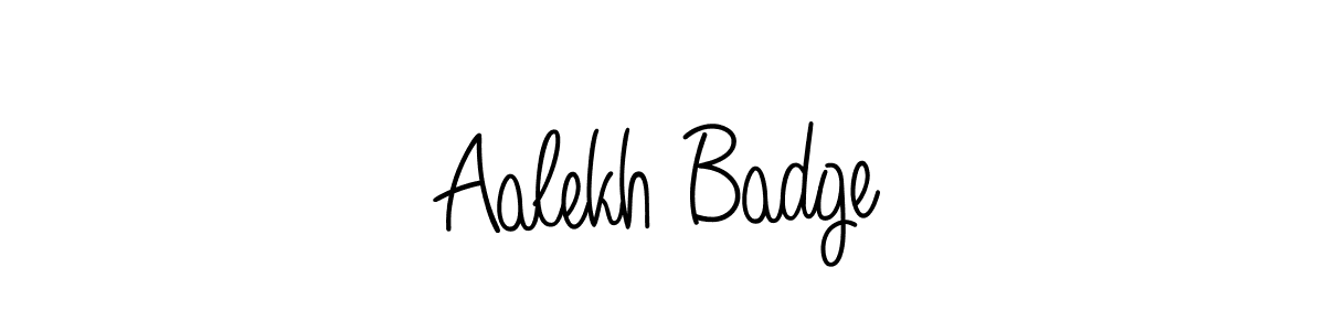 Best and Professional Signature Style for Aalekh Badge. Angelique-Rose-font-FFP Best Signature Style Collection. Aalekh Badge signature style 5 images and pictures png