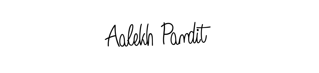 How to make Aalekh Pandit signature? Angelique-Rose-font-FFP is a professional autograph style. Create handwritten signature for Aalekh Pandit name. Aalekh Pandit signature style 5 images and pictures png