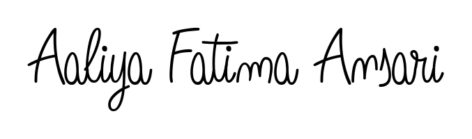 Turn your name Aaliya Fatima Ansari into a signature brand with Angelique-Rose-font-FFP styling. Download in standard PNG or transparent format anytime. Aaliya Fatima Ansari signature style 5 images and pictures png