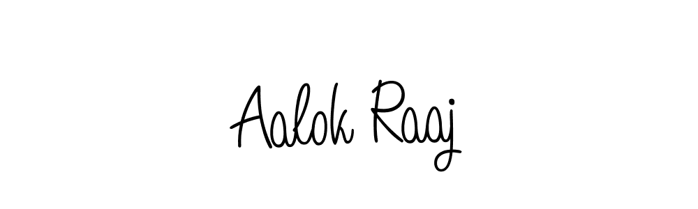 How to make Aalok Raaj signature? Angelique-Rose-font-FFP is a professional autograph style. Create handwritten signature for Aalok Raaj name. Aalok Raaj signature style 5 images and pictures png