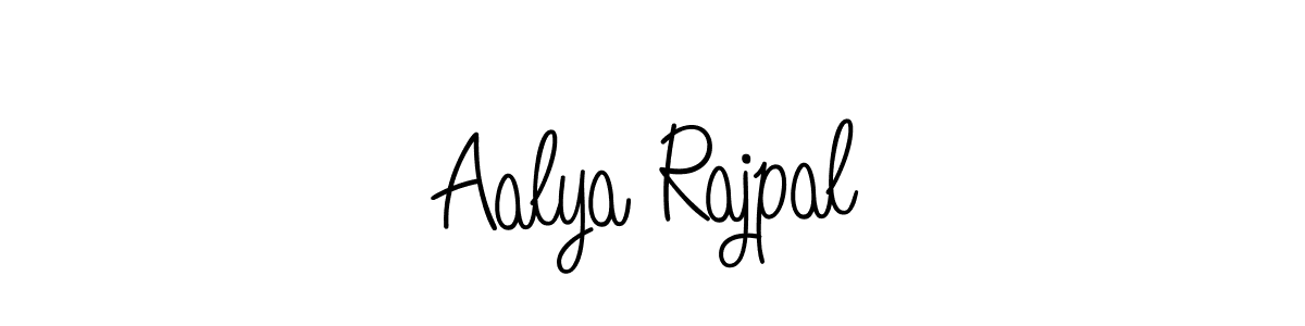 How to make Aalya Rajpal signature? Angelique-Rose-font-FFP is a professional autograph style. Create handwritten signature for Aalya Rajpal name. Aalya Rajpal signature style 5 images and pictures png