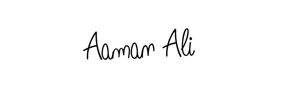 Make a beautiful signature design for name Aaman Ali. With this signature (Angelique-Rose-font-FFP) style, you can create a handwritten signature for free. Aaman Ali signature style 5 images and pictures png