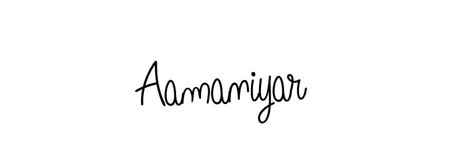 You can use this online signature creator to create a handwritten signature for the name Aamaniyar. This is the best online autograph maker. Aamaniyar signature style 5 images and pictures png